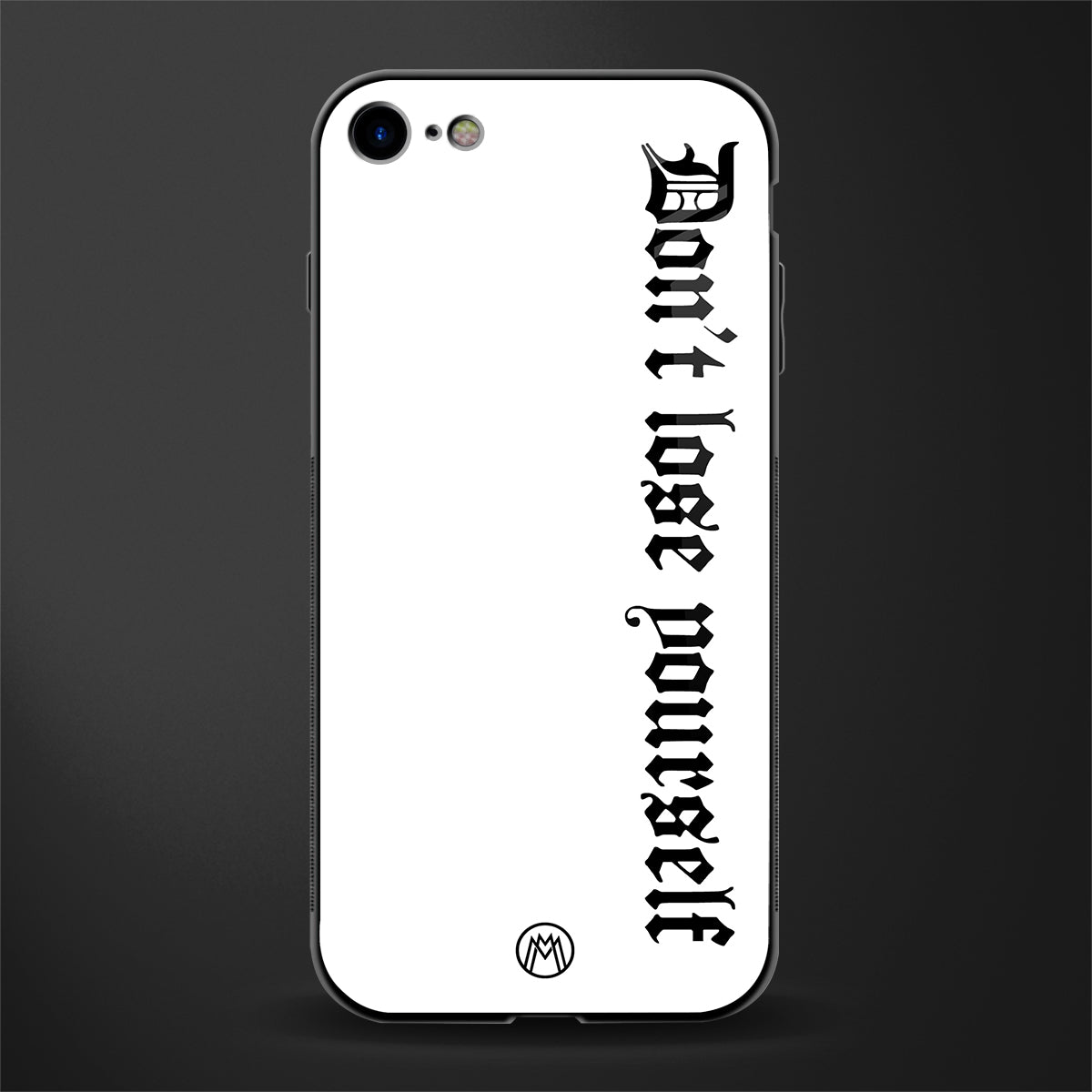 don't lose yourself glass case for iphone se 2020 image