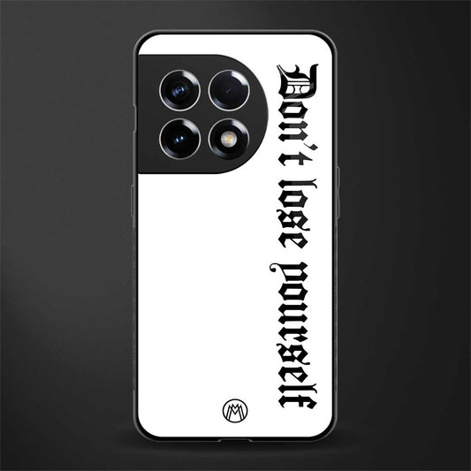 don't lose yourself back phone cover | glass case for oneplus 11r
