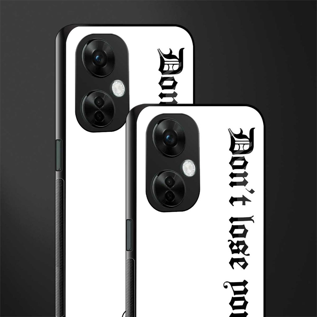 don't lose yourself back phone cover | glass case for oneplus nord ce 3 lite