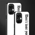 don't lose yourself back phone cover | glass case for oneplus nord ce 3 lite