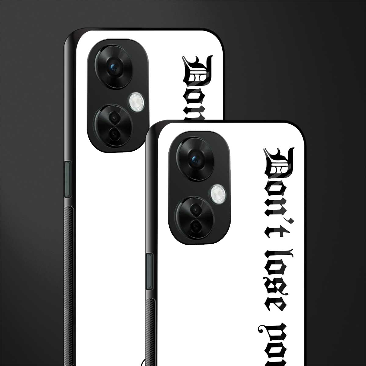 don't lose yourself back phone cover | glass case for oneplus nord ce 3 lite