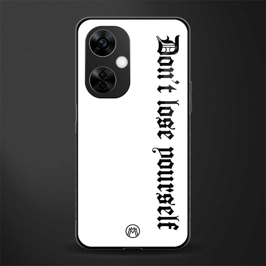 don't lose yourself back phone cover | glass case for oneplus nord ce 3 lite