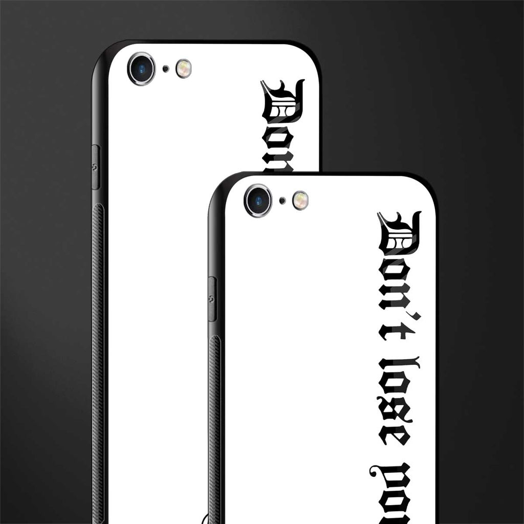don't lose yourself glass case for iphone 6 plus image-2