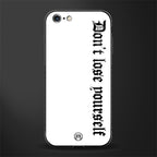 don't lose yourself glass case for iphone 6 plus image