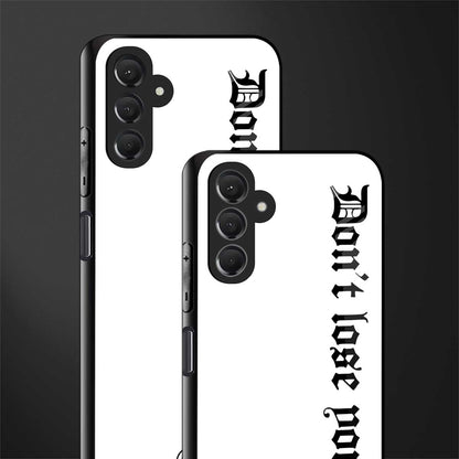don't lose yourself back phone cover | glass case for samsun galaxy a24 4g