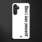 don't lose yourself back phone cover | glass case for samsun galaxy a24 4g