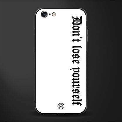 don't lose yourself glass case for iphone 6 image