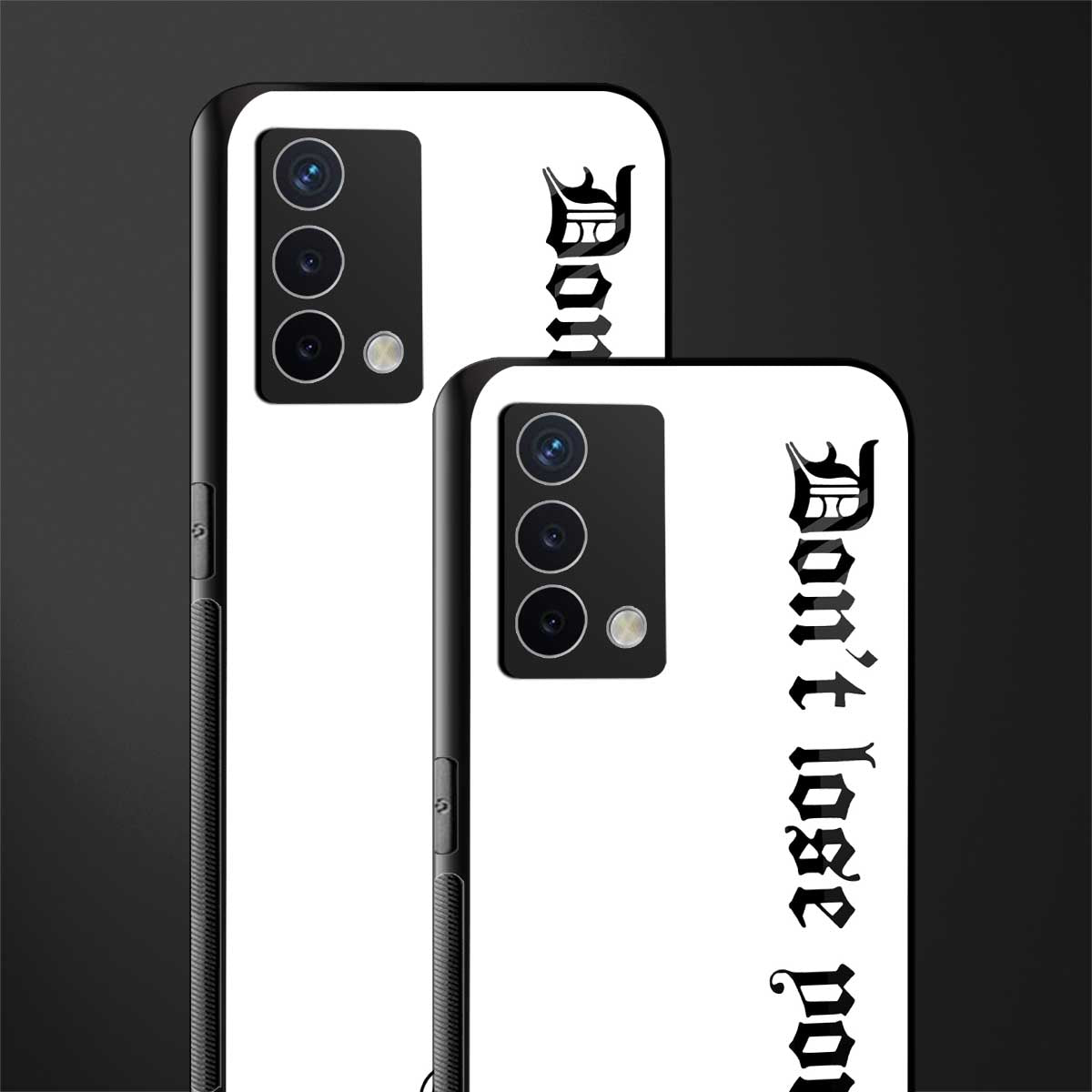 don't lose yourself back phone cover | glass case for oppo a74 4g