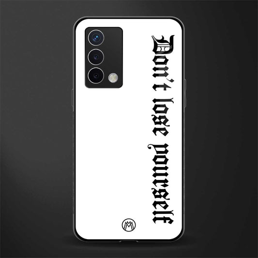 don't lose yourself back phone cover | glass case for oppo a74 4g