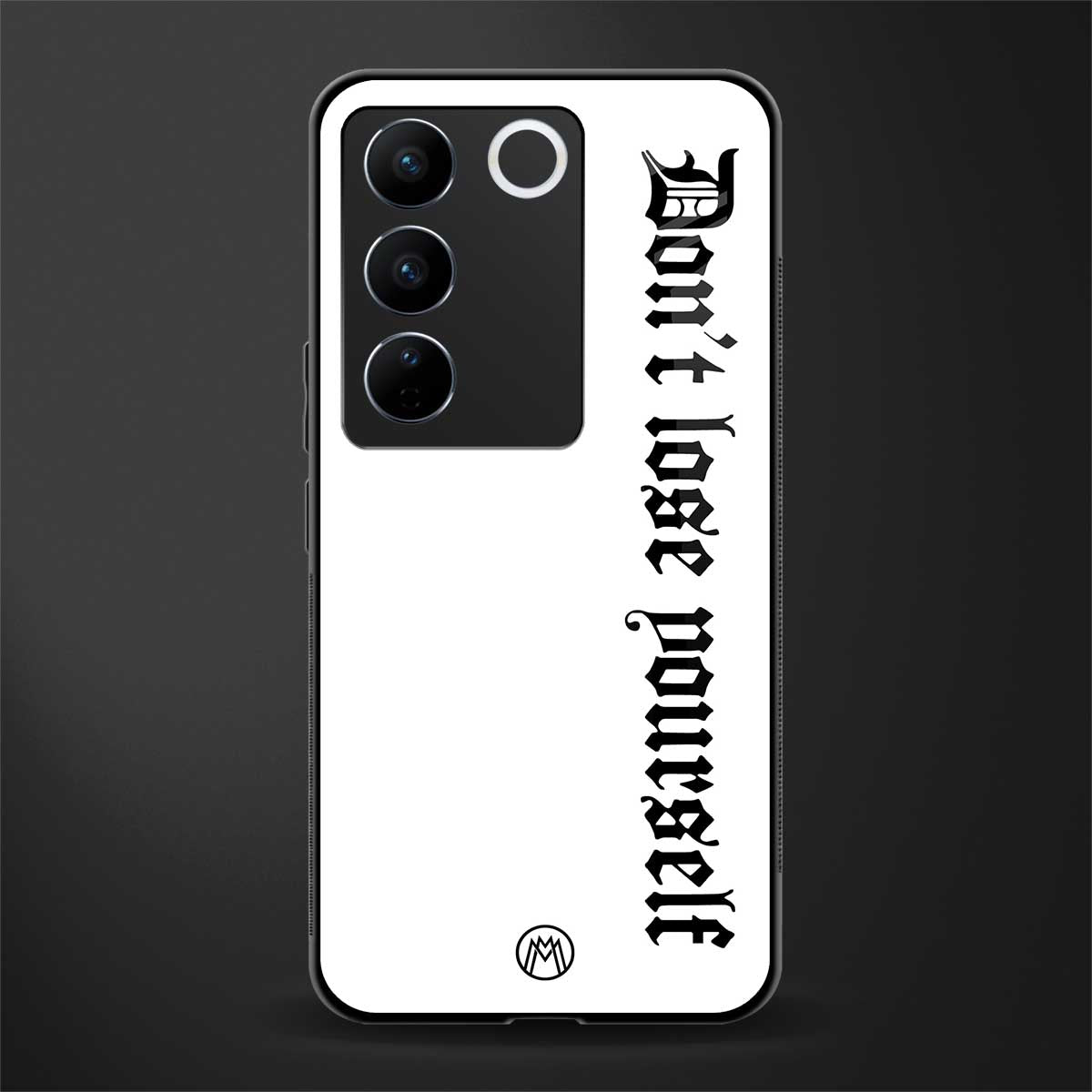 don't lose yourself back phone cover | glass case for vivo v27 pro 5g