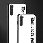 don't lose yourself glass case for oneplus nord ac2001 image-2