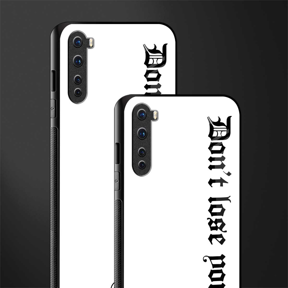 don't lose yourself glass case for oneplus nord ac2001 image-2