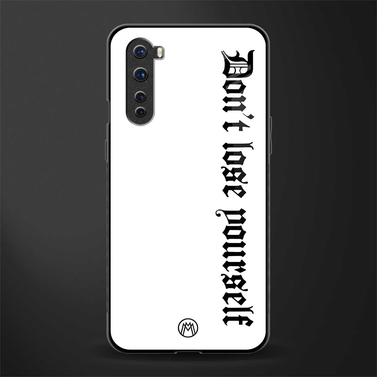 don't lose yourself glass case for oneplus nord ac2001 image