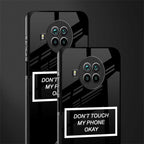 don't touch my phone black glass case for mi 10i image-2