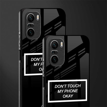don't touch my phone black glass case for mi 11x 5g image-2