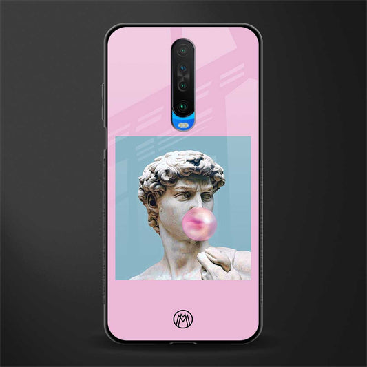 dope david michelangelo glass case for poco x2 image