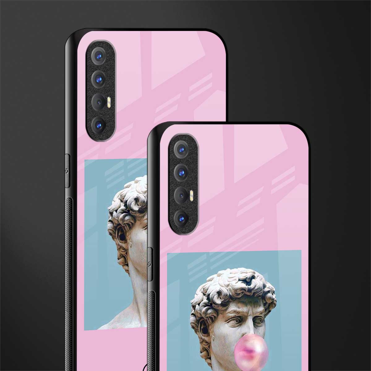 dope david michelangelo glass case for oppo reno 3 pro image-2