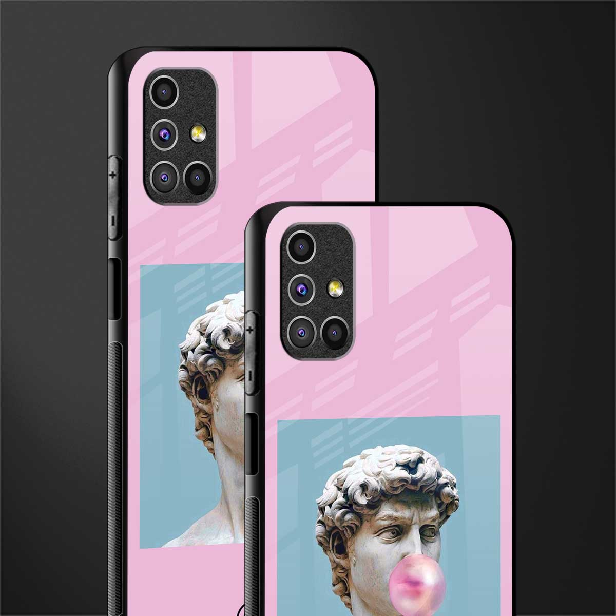 dope david michelangelo glass case for samsung galaxy m51 image-2