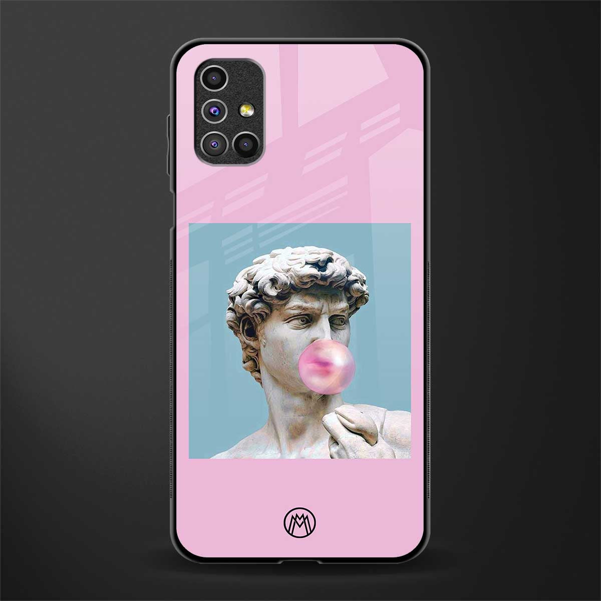 dope david michelangelo glass case for samsung galaxy m31s image