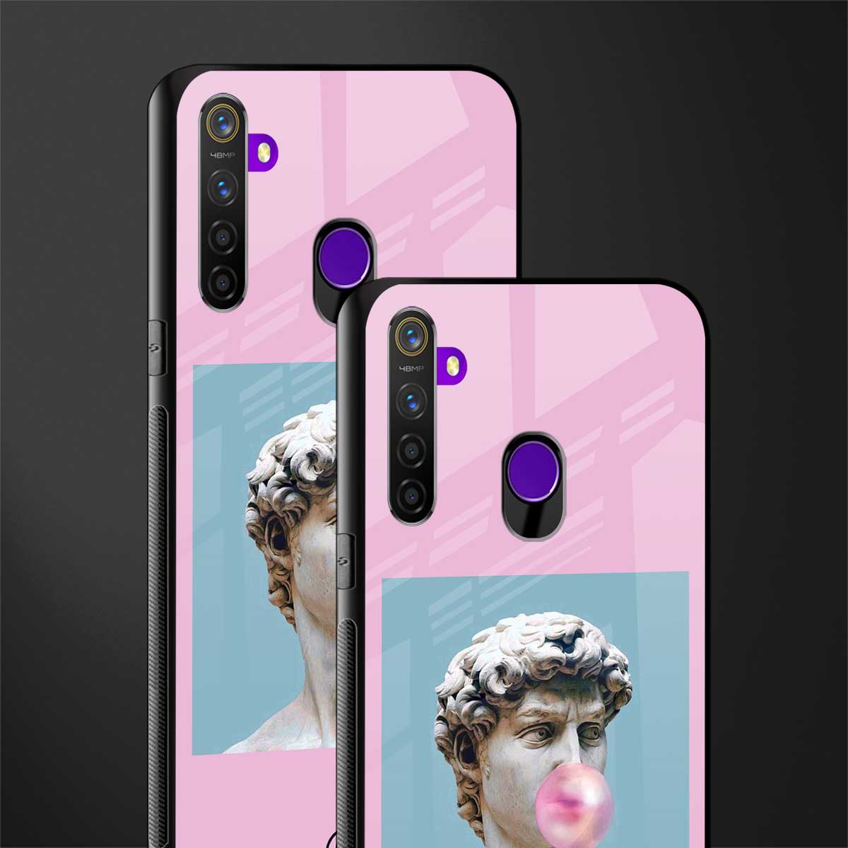 dope david michelangelo glass case for realme 5 image-2