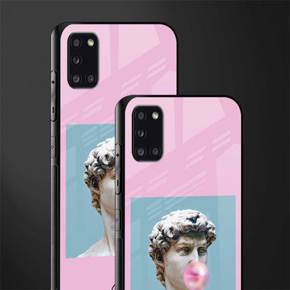 dope david michelangelo glass case for samsung galaxy a31 image-2