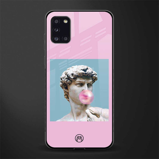 dope david michelangelo glass case for samsung galaxy a31 image