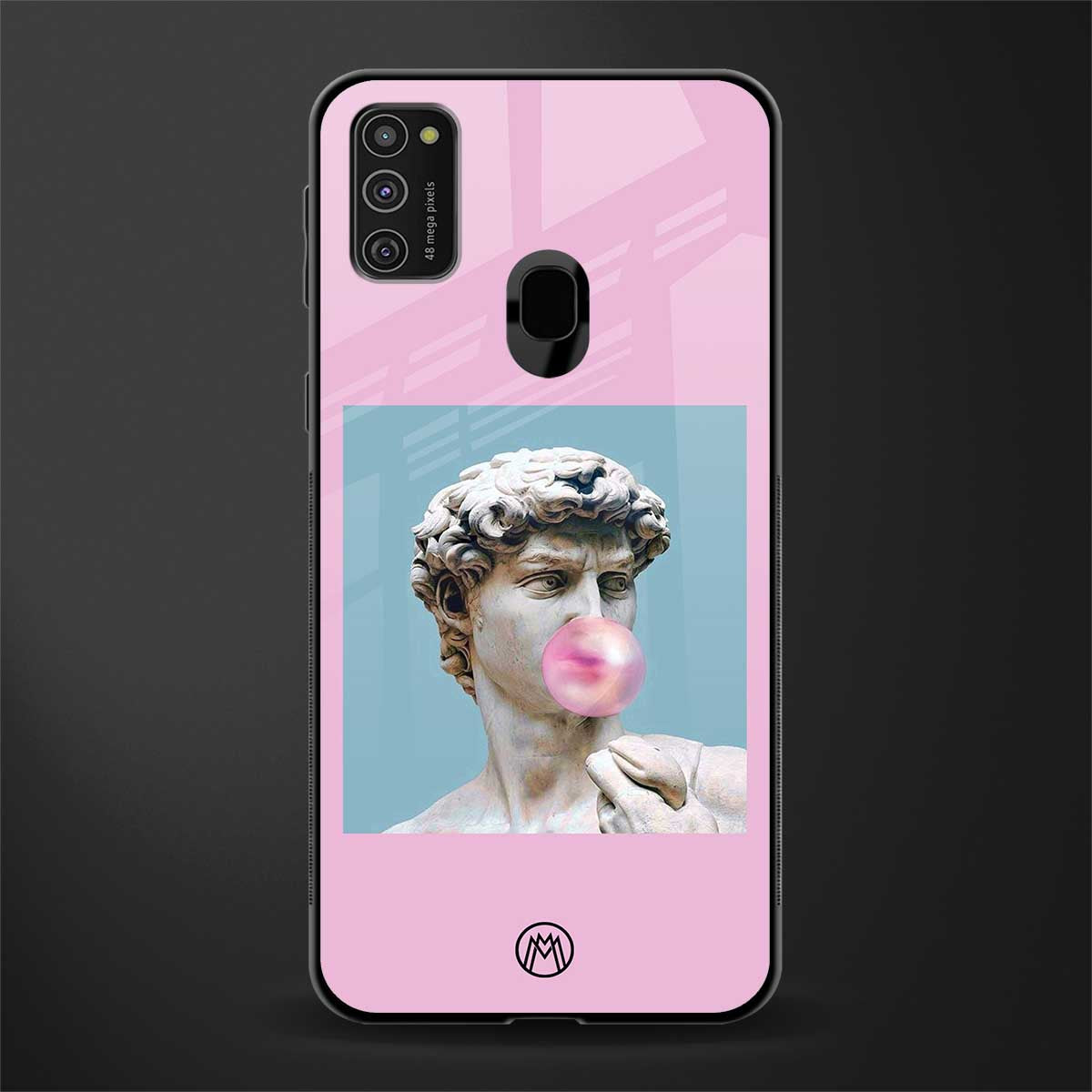 dope david michelangelo glass case for samsung galaxy m21 image
