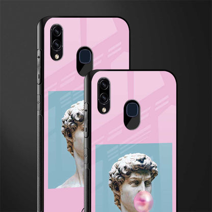 dope david michelangelo glass case for samsung galaxy a20 image-2