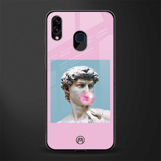 dope david michelangelo glass case for samsung galaxy a30 image