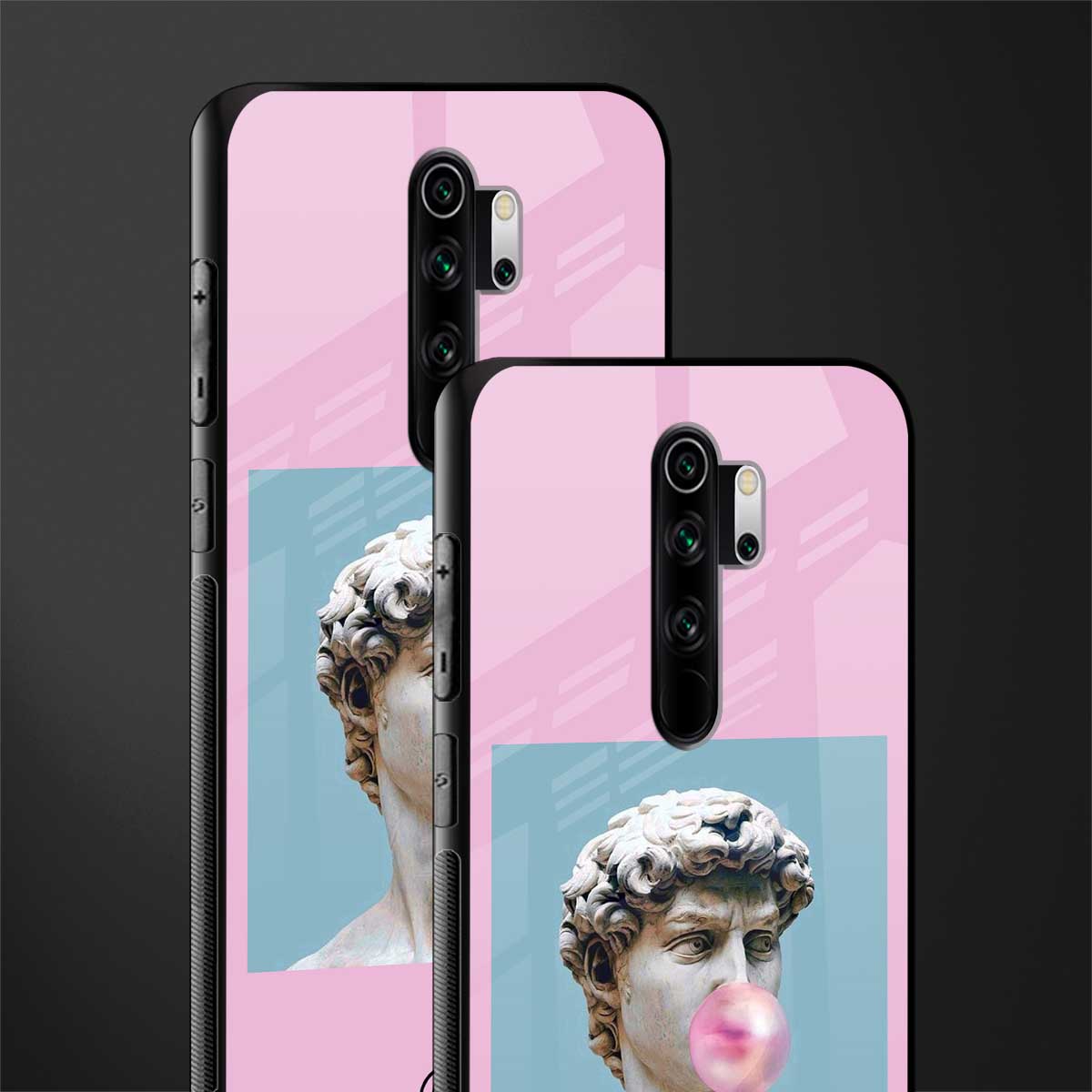 dope david michelangelo glass case for redmi note 8 pro