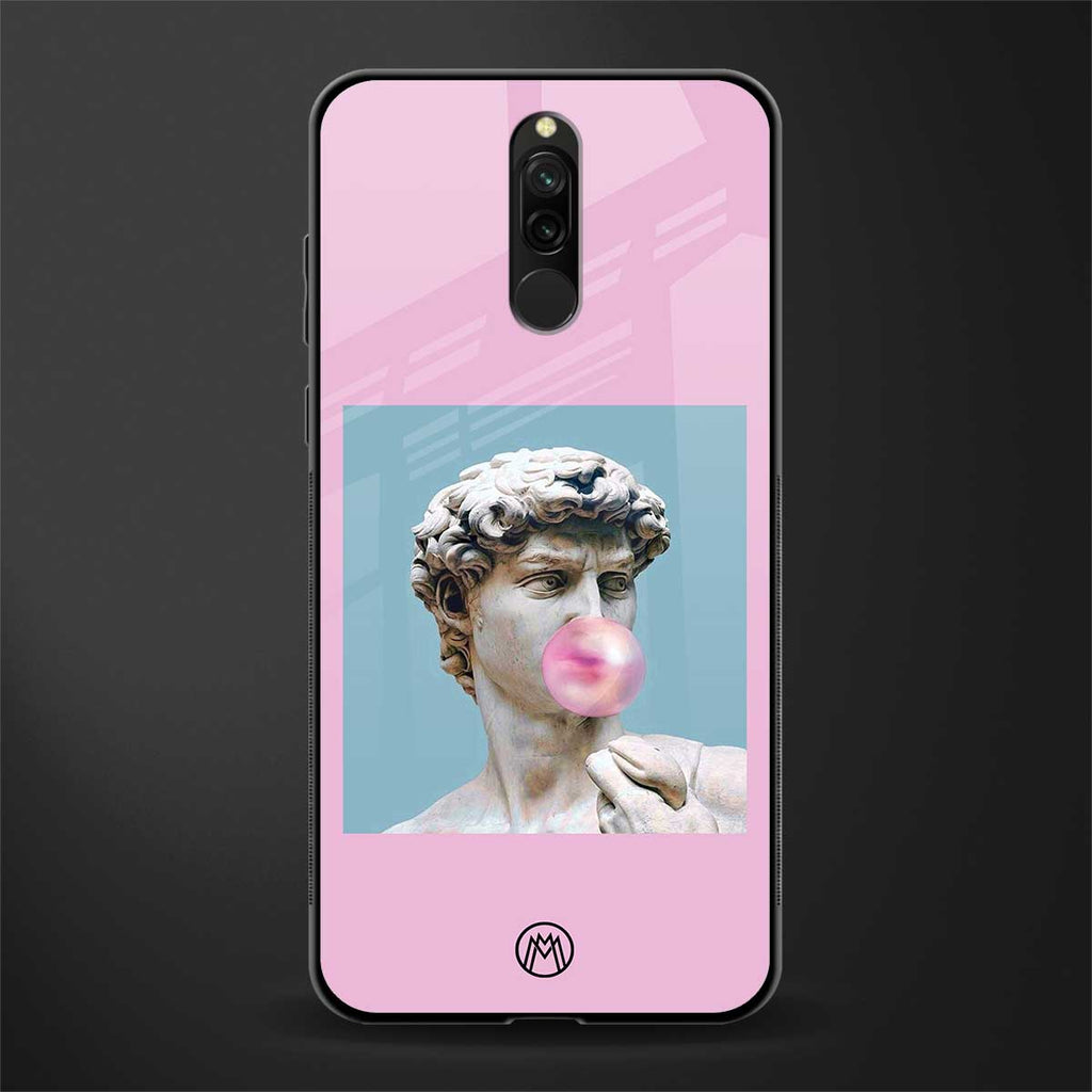 dope david michelangelo glass case for redmi 8 image