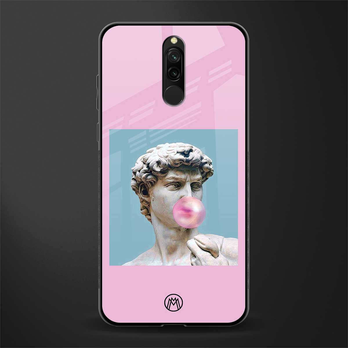 dope david michelangelo glass case for redmi 8 image