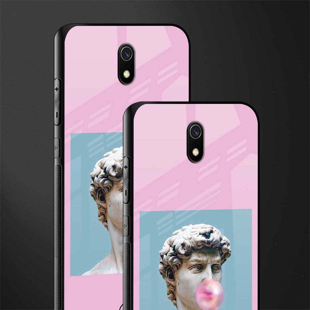 dope david michelangelo glass case for redmi 8a image-2