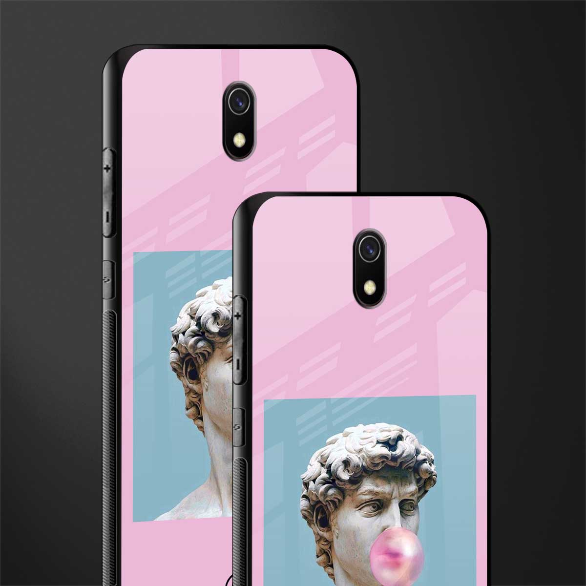 dope david michelangelo glass case for redmi 8a image-2