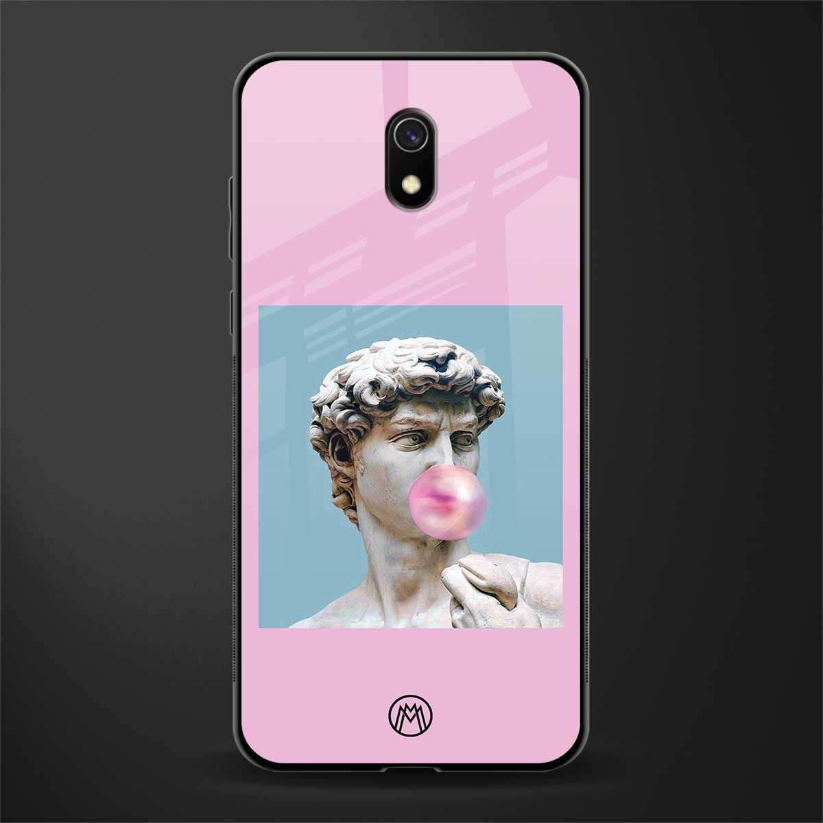 dope david michelangelo glass case for redmi 8a image