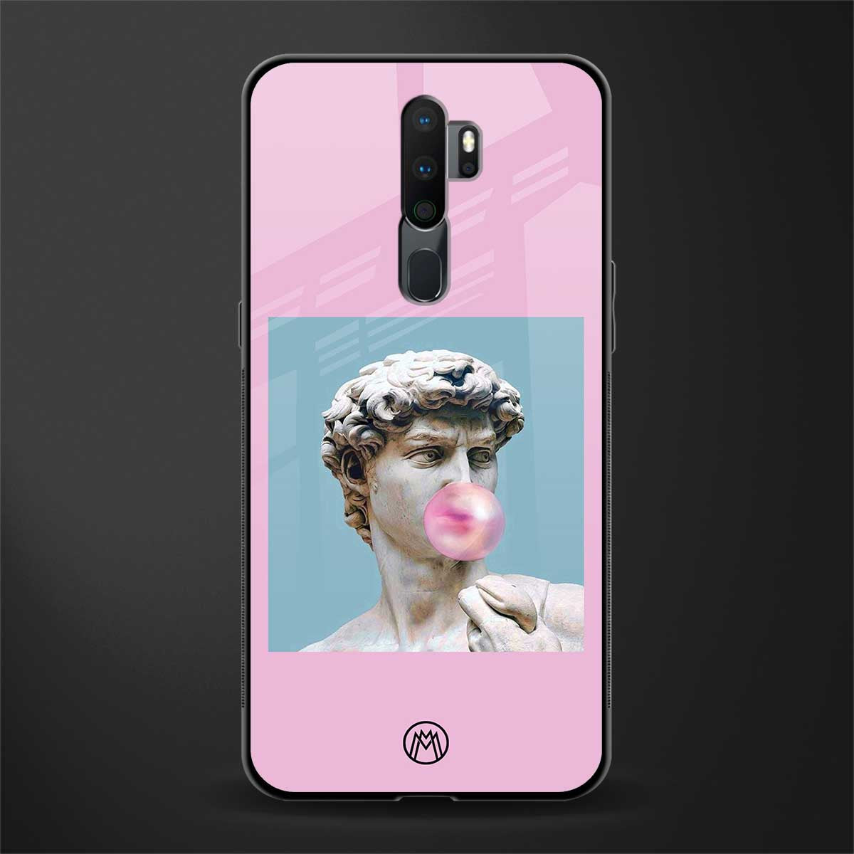 dope david michelangelo glass case for oppo a5 2020 image