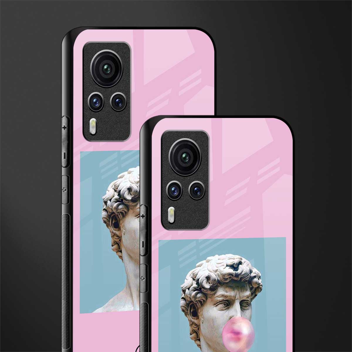 dope david michelangelo glass case for vivo x60 pro image-2