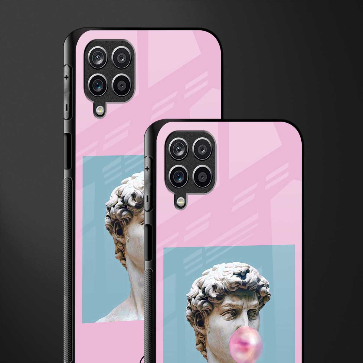 dope david michelangelo back phone cover | glass case for samsung galaxy a22 4g