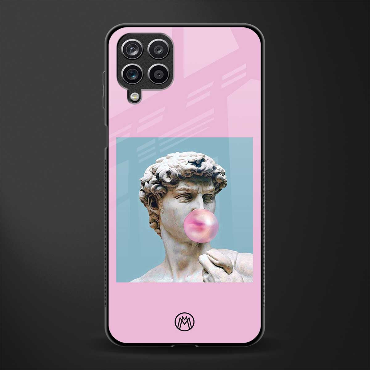 dope david michelangelo back phone cover | glass case for samsung galaxy a22 4g