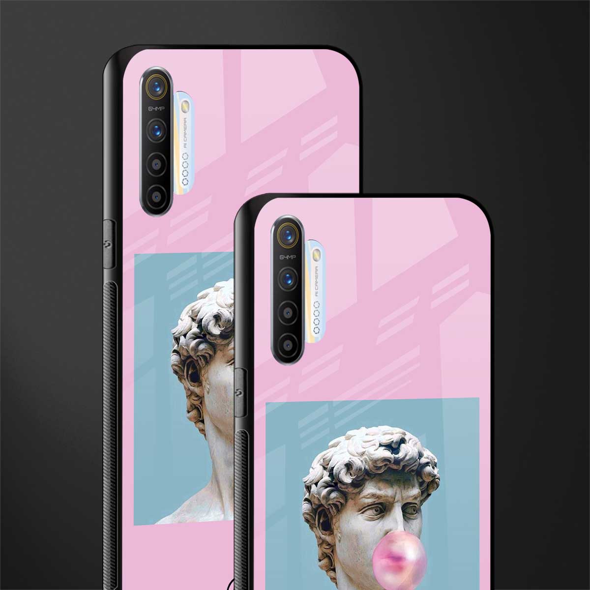 dope david michelangelo glass case for realme xt image-2