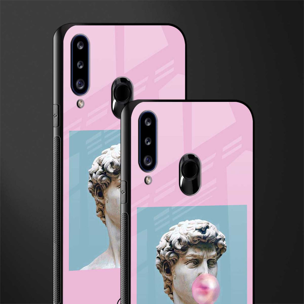 dope david michelangelo glass case for samsung galaxy a20s image-2