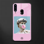 dope david michelangelo glass case for samsung galaxy a20s image