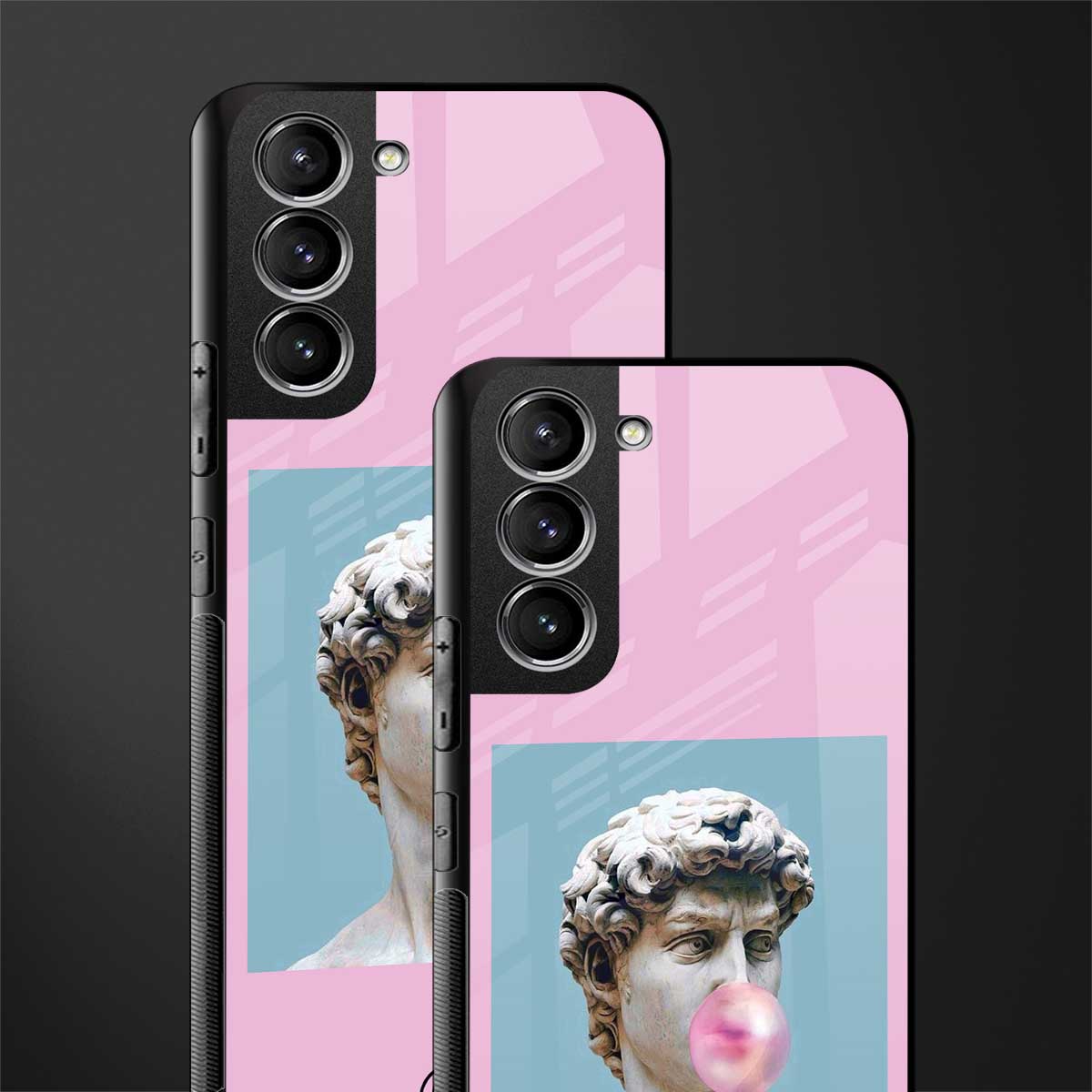 dope david michelangelo glass case for samsung galaxy s21 plus image-2