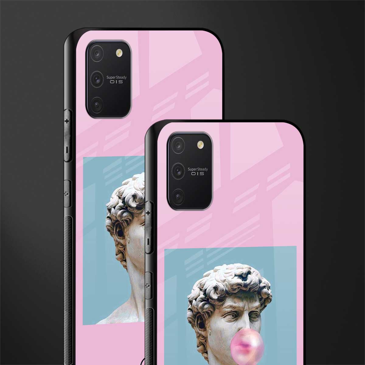 dope david michelangelo glass case for samsung galaxy a91 image-2
