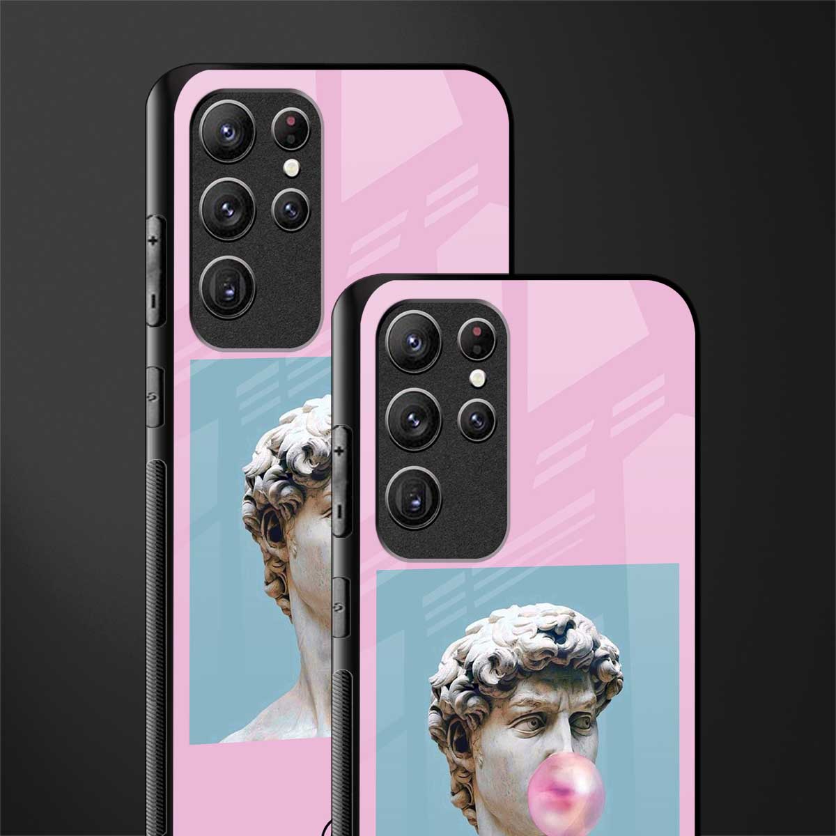 dope david michelangelo glass case for samsung galaxy s22 ultra 5g image-2