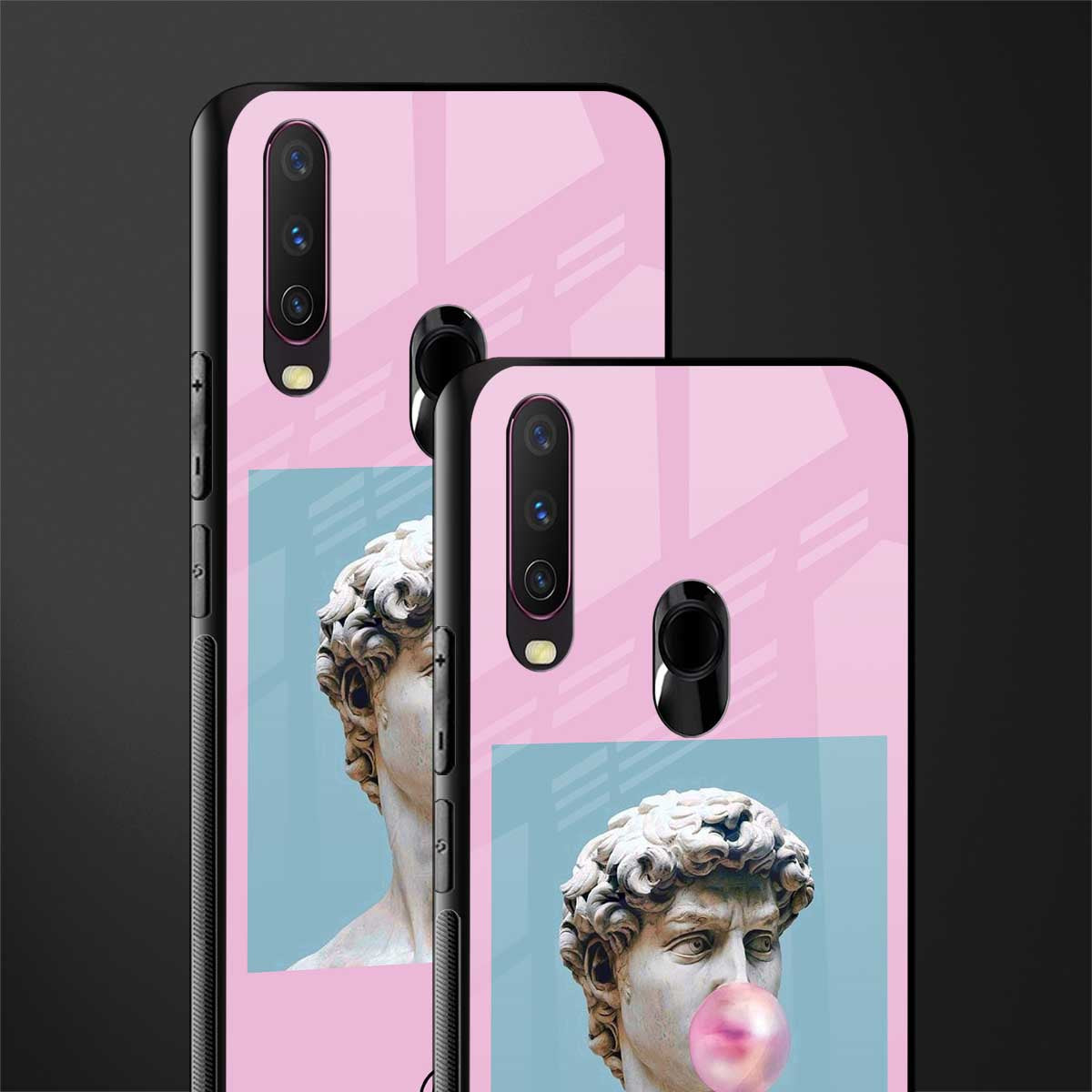 dope david michelangelo glass case for vivo y15 image-2