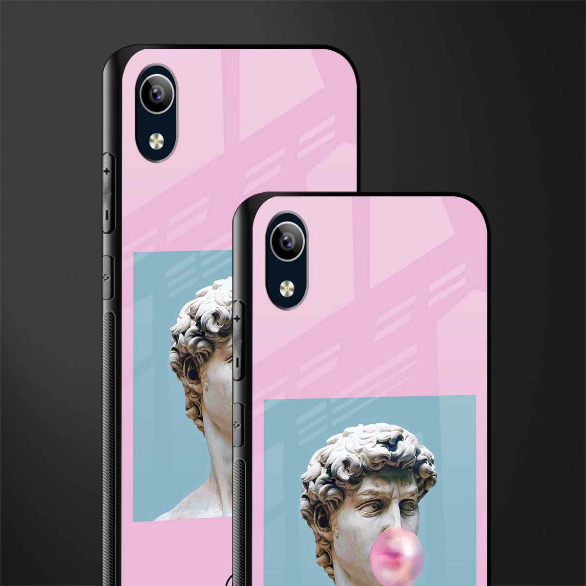 dope david michelangelo glass case for vivo y1s without fingerprint image-2