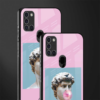 dope david michelangelo glass case for samsung galaxy a21s image-2