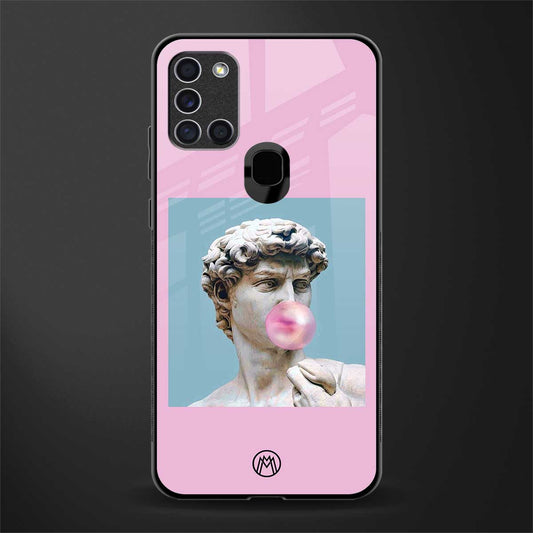 dope david michelangelo glass case for samsung galaxy a21s image