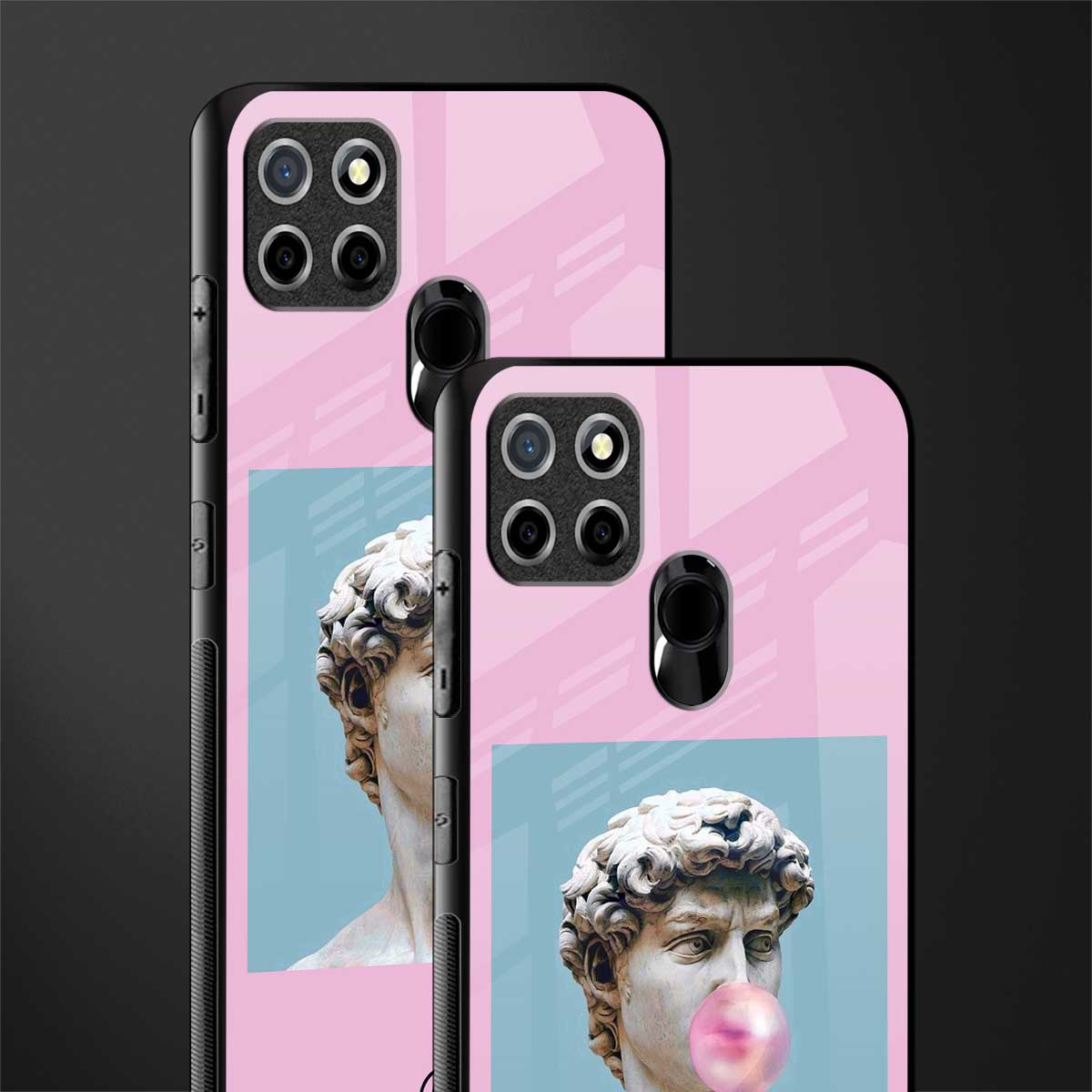 dope david michelangelo glass case for realme narzo 30a image-2